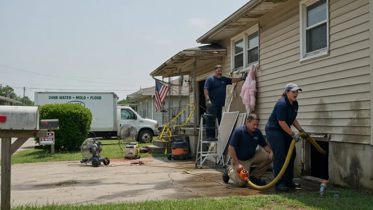 Water Damage Repair in Tamms, IL near me